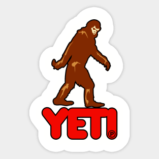 Yeti Clothes Sticker